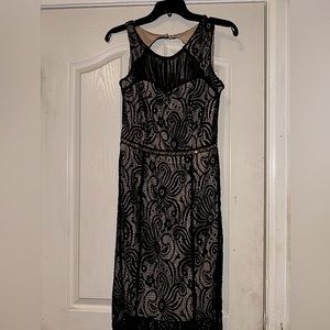 floor length lace dress